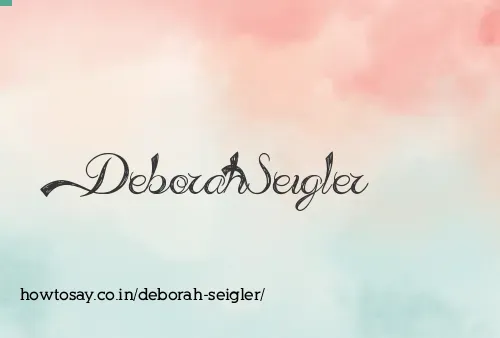Deborah Seigler