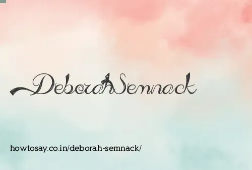 Deborah Semnack