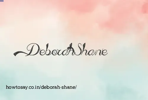 Deborah Shane