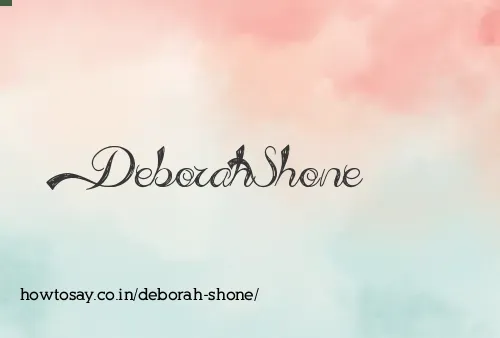 Deborah Shone