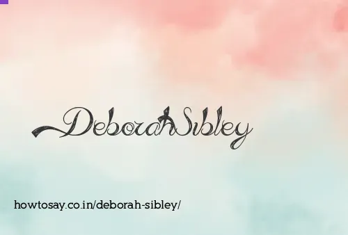 Deborah Sibley