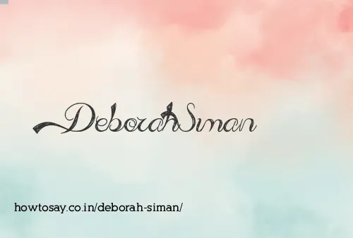 Deborah Siman
