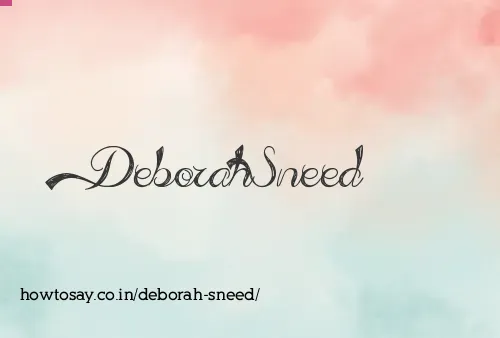 Deborah Sneed