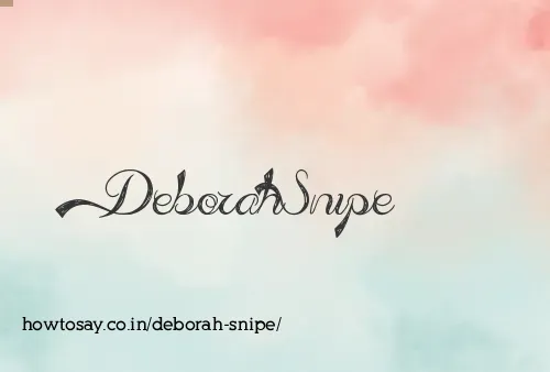 Deborah Snipe