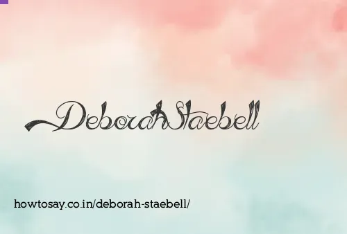 Deborah Staebell