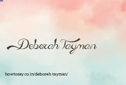 Deborah Tayman