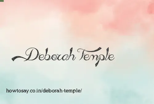 Deborah Temple