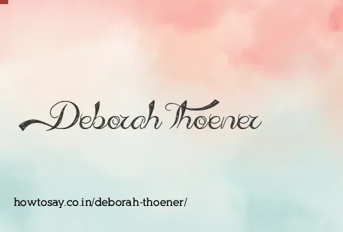 Deborah Thoener