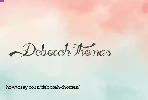 Deborah Thomas