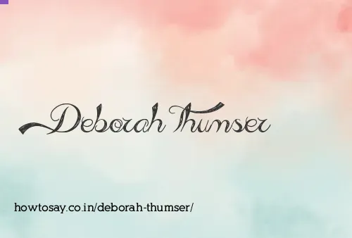 Deborah Thumser