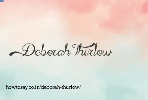Deborah Thurlow