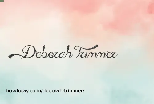 Deborah Trimmer