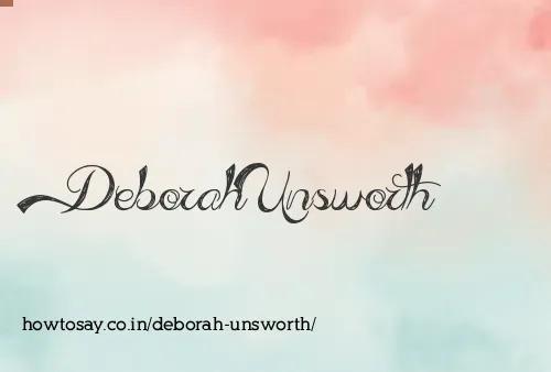 Deborah Unsworth