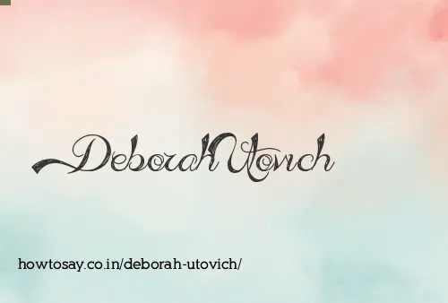 Deborah Utovich