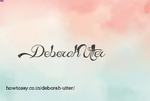 Deborah Utter