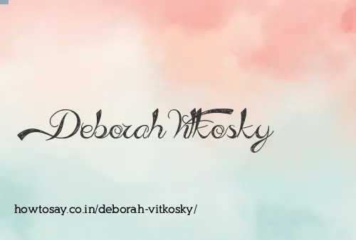 Deborah Vitkosky