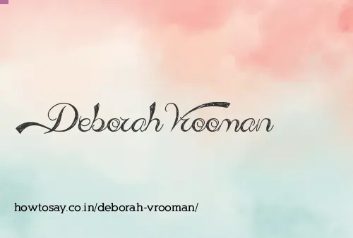 Deborah Vrooman