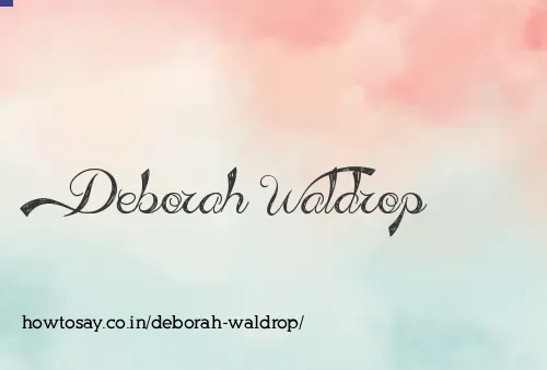 Deborah Waldrop