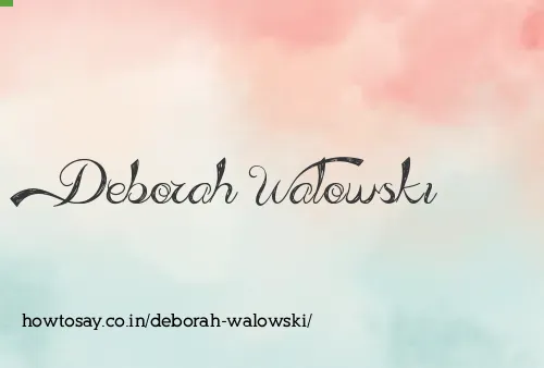 Deborah Walowski