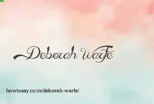 Deborah Warfe