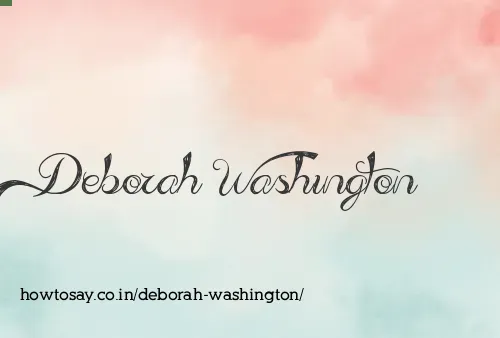 Deborah Washington