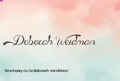 Deborah Weidman