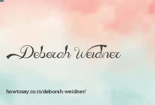 Deborah Weidner