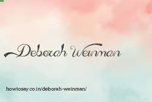 Deborah Weinman