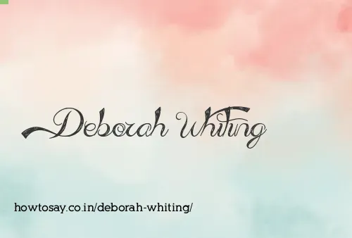 Deborah Whiting