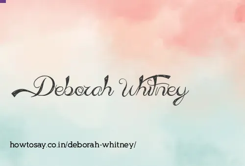 Deborah Whitney