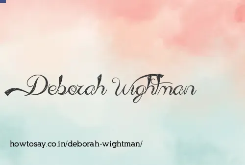 Deborah Wightman