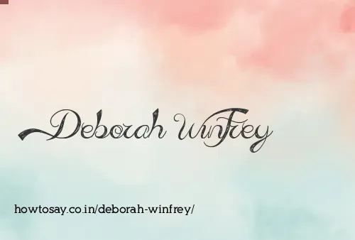 Deborah Winfrey