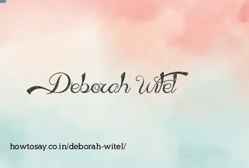 Deborah Witel