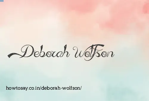 Deborah Wolfson