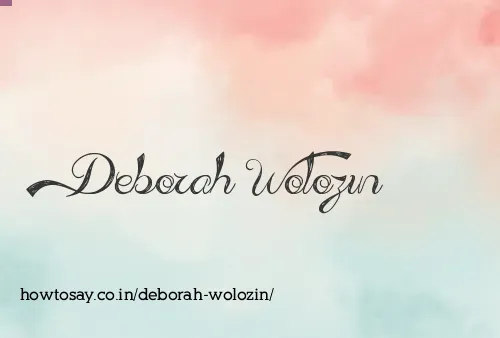 Deborah Wolozin