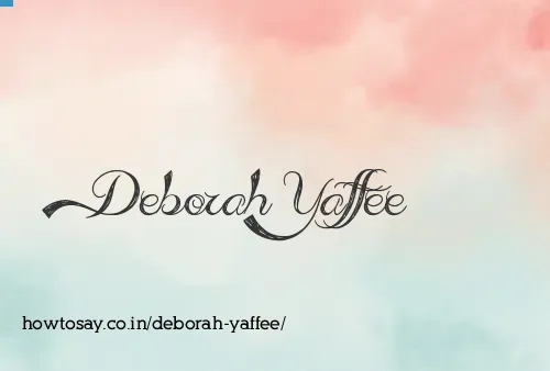 Deborah Yaffee