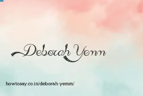Deborah Yemm
