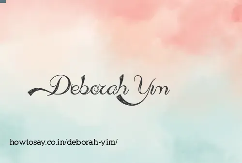 Deborah Yim