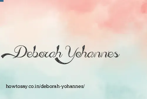 Deborah Yohannes
