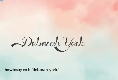 Deborah York