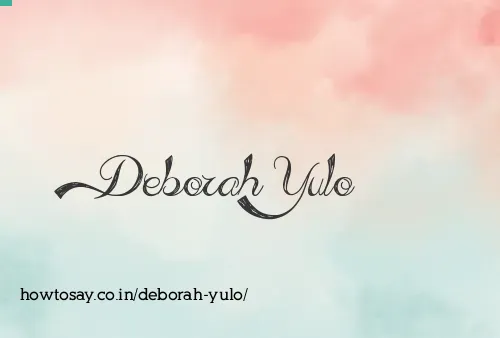 Deborah Yulo