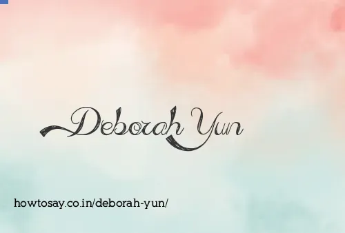 Deborah Yun