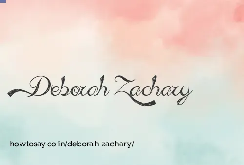 Deborah Zachary