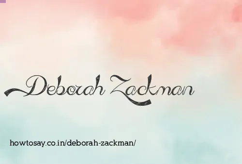 Deborah Zackman