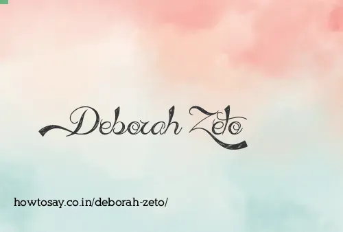 Deborah Zeto