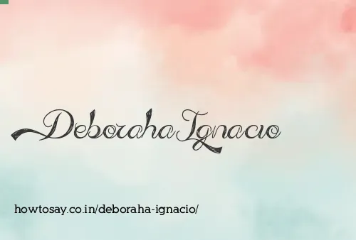 Deboraha Ignacio