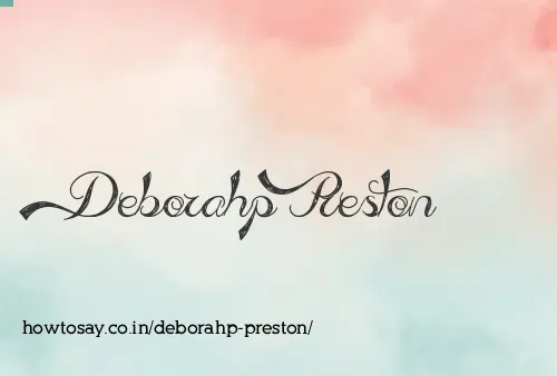 Deborahp Preston