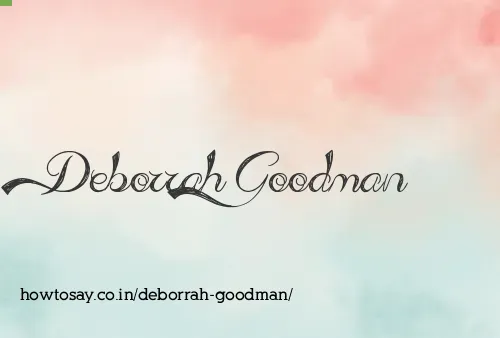 Deborrah Goodman