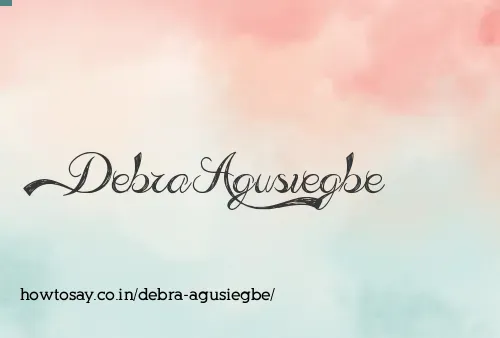 Debra Agusiegbe