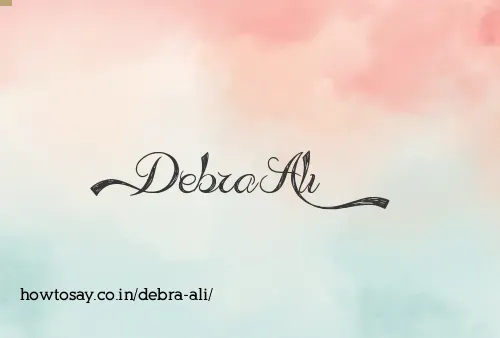 Debra Ali